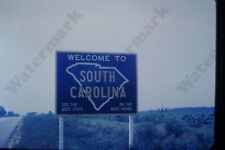 1962 welcome to South Carolina Sign roadside Orig 35mm SLIDE F1j10 picture