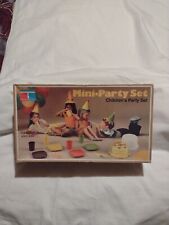 Vintage Tupperware Toys Childrens Mini Party Set  mini plates, cups ,Cake Keeper picture