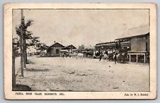 Pennsylvania Railroad Depot Noon Train Rehoboth Beach Delaware DE c1910 Postcard picture