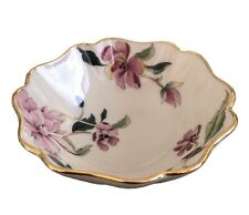 Lenox Barrington Collection Jewelry Dish Or Small Bowl Floral Gilded Made In USA picture