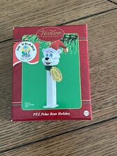 Carlton Cards Heirloom PEZ Polar Bear Holiday 2002 NEW 50 Year Anniversary picture