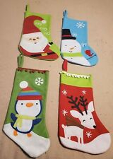 Lot Of 4 Cloth Stockings 14