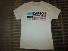 Ben Carson 2016 Presidential President Campaign Official T-Shirt M Medium NEW picture