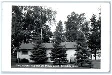 1960 Two Acres Resort On Movil Lake Bemidji Minnesota MN RPPC Photo Postcard picture