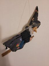 Halloween/Kitchen Witch  Flying on Broomstick 12