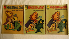 King Leonardo and his Short Subjects #1242 1278 1278 Dell lot of 3 Silver Age picture