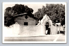 c1947 RPPC Postcard Mission San Juan Capistrano B&W Front Entrance picture
