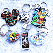 Mickey Mouse Disney Keychain Lot 6 Pieces New Florida Souvenir picture