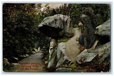 1909 Beautiful Oregon Hanging Rock In The Forest View Oregon OR Posted Postcard picture