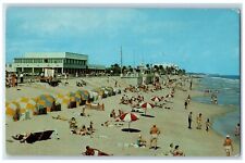 c1960's The Beautiful Beach Lake Worth Florida FL Vintage Unposted Postcard picture