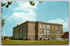 Milford High School Campus Delaware Old Cars Tingle Printing Co VNG UNP Postcard picture