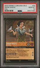 Disney Lorcana Snow White Well Wisher 25/204 Foil PSA 10 picture