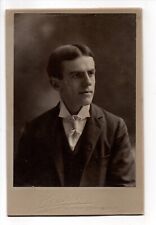 C. 1900s CABINET CARD ROSHON HANDSOME YOUNG MAN IN SUIT HARRISBURG PENNSYLVANIA picture