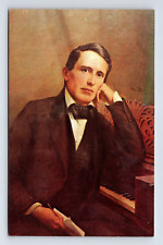 Postcard Portrait Stephen Collins Foster My Old Kentucky Home Bardstown KY picture