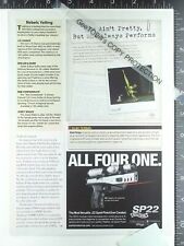 2008 ADVERTISING ADVERTISEMENT for Walther M3 SP22 pistol gun handgun w/ scope picture