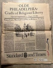 Olde Philadelphia: Cradle Of Religious Liberty Newspaper, 1975 picture