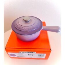 NEW Le Creuset Saucepan 16cm Blue Bell Purple 1.0L Cast-Iron Metal Ware NIB picture