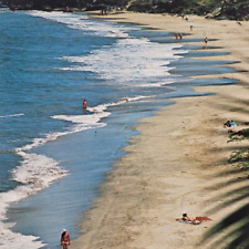 Kamaole Beach Swimmers Maui 4x6 Postcard 1980s Kihei Hawaii Vintage Surf HI K542 picture