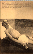 Emaciated French Soldier WW1 German Kultur Termonde France 1910s Postcard Photo picture
