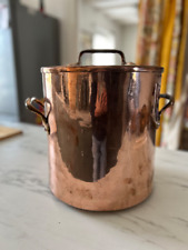 Vintage French Hand Crafted Copper Daubiere or Stew Pot picture