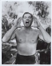Johnny Weissmuller gives his Tarzan yell 1947 Tarzan and The Huntress 8x10 photo picture
