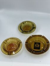 Vintage Best Western Glass Ash Tray, Amber in Color lot of 3  picture