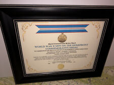 SCSA - WW2 MEN ON THE HOMEFRONT COMMEMORATIVE MEDAL CERTIFICATE ~ Type 1 picture