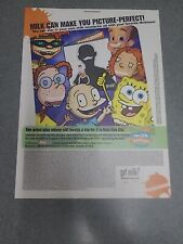 Nickelodeon Milk Mustache Sweepstakes Print Ad 2003 8x11  Great To Frame  picture