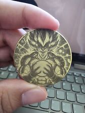 Custom Laser-engraved Vegeta Coin picture
