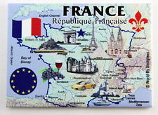 FRANCE EU SERIES FRIDGE COLLECTOR'S SOUVENIR MAGNET 2.5