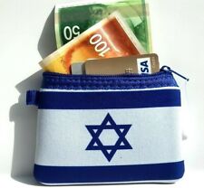 ISRAEL Flag Cute WALLET Cards/Coins Pouch Bag Jewish Israeli Magen Star of David picture