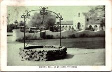 Postcard  Wishing Well At Hotel Agua Caliente Tijuana Old Mexico  [da picture
