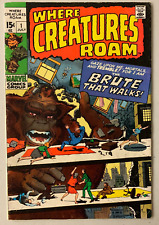 Where Creatures Roam #1 Marvel (4.0 VG) (1970) picture