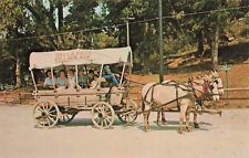 Bella Vista Village Arkansas Covered Wagon Horses VTG Standard Postcard Unposted picture