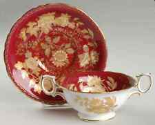 Wedgwood Tonquin Ruby Cream Soup & Saucer 1899419 picture