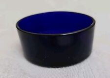 Vintage Cobalt Blue Glass Oval Liner 2
