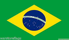 BRAZIL FLAG MASSIVE 8X5 FEET Brazilian SOUTH AMERICA RIO DE JANEIRO picture