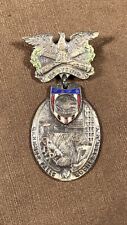 Antique GAR Rochester, NY 1911 Encampment Genesee Falls Enamel Pin Back Medal picture