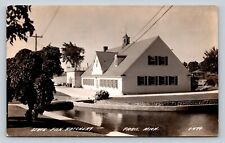c1940 RPPC State Fish Hatchery PARIS Michigan MI Classic Car VINTAGE Postcard picture