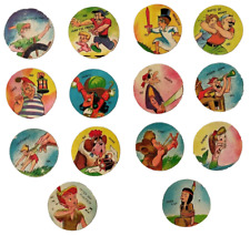 Vintage 1964 Peter Pan Disc Card Set Argentina Figuritas Mickey Club Very Rare   picture