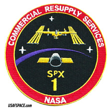 Authentic SPX-1-SPACEX CRS-1- NASA ISS RESUPPLY Mission-AB Emblem SPACE PATCH picture