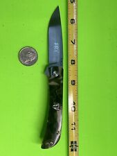 Finch Chernobyl Ant Glow Resin - 14c28n Blade - Nice Preowned.  #48A picture