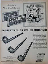 1946 Dr. Grabow America's Most Wanted Pipes Linkman's Machine Vintage  Ad picture