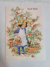 Vintage Greeting Card 1990s Christian Made In USA Get Well Days of Blessings  picture