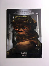 2020 Topps Star Wars Masterwork #35 Babu Frik - Base Card picture
