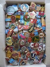 Set 50 Pcs of LOT COLLECTION RUSSIAN SOVIET BADGE PIN USSR picture