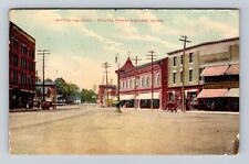 South Framingham MA-Massachusetts, Irving Square, Business Area Vintage Postcard picture