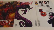 EXTREME Carnage (2021) AGONY #1 REG +1 & RIOT #1 SKOTTIE YOUNG VARIANT LOT OF 3 picture