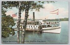Postcard Steamer Sebascodegan at Gurnet New Meadows River Maine picture