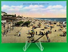 Vintage Oceanside California Beach Scene Postcard  picture